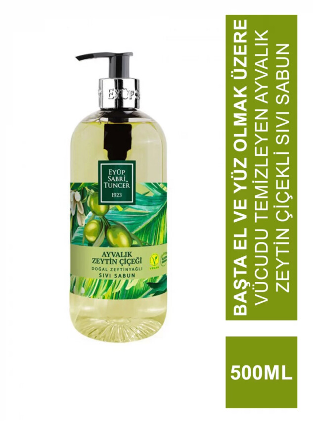 Eyüp Sabri Tuncer Ayvalık Zeytin Çiçeği Sıvı Sabun 500 ml - Eyüp Sabri Tuncer