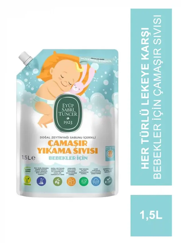 Eyüp Sabri Tuncer Bebek Çamaşır Yıkama Sıvısı 1,5 lt - 1