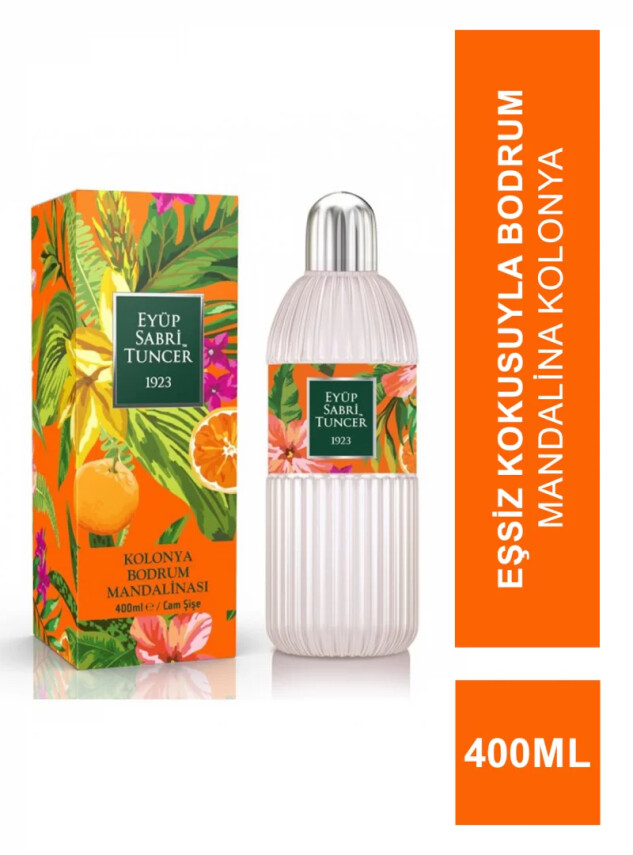 Eyüp Sabri Tuncer Bodrum Mandalinası Kolonyası 400ml Cam Şişe - Eyüp Sabri Tuncer