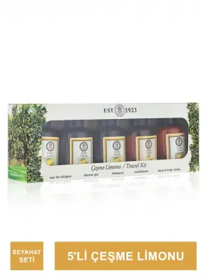 Eyüp Sabri Tuncer Çeşme Limonu 5'li Seyahat Seti - 1
