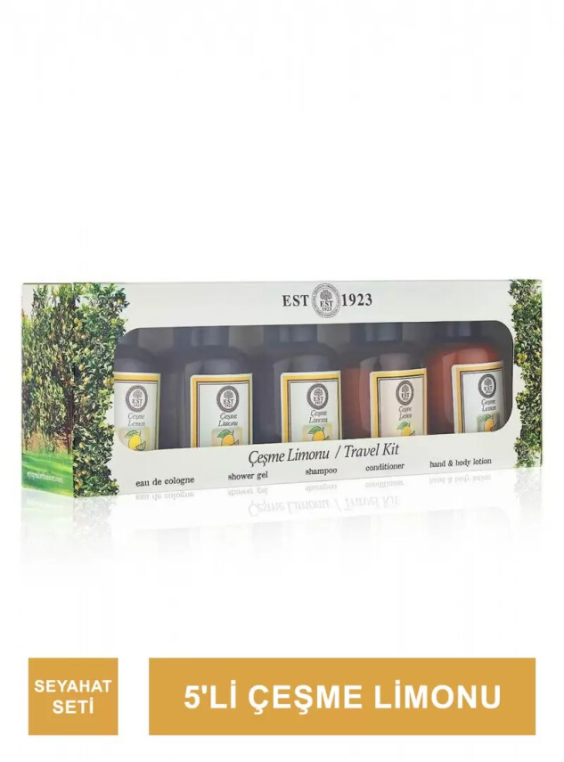 Eyüp Sabri Tuncer Çeşme Limonu 5'li Seyahat Seti - Eyüp Sabri Tuncer