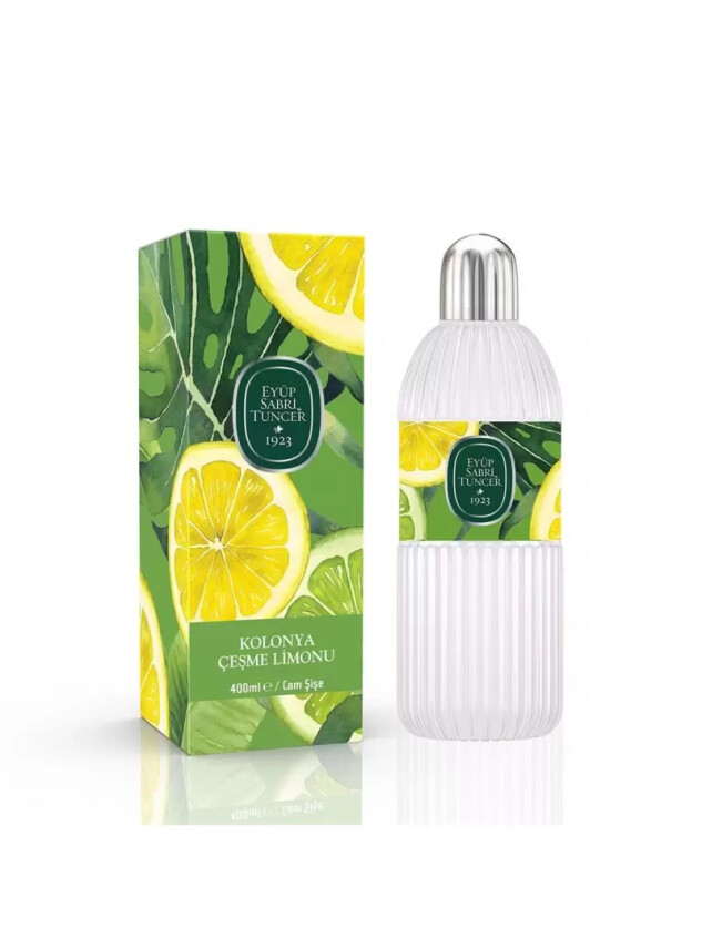 Eyüp Sabri Tuncer Çeşme Limonu Kolonya Cam Şişe 400 ml - Eyüp Sabri Tuncer