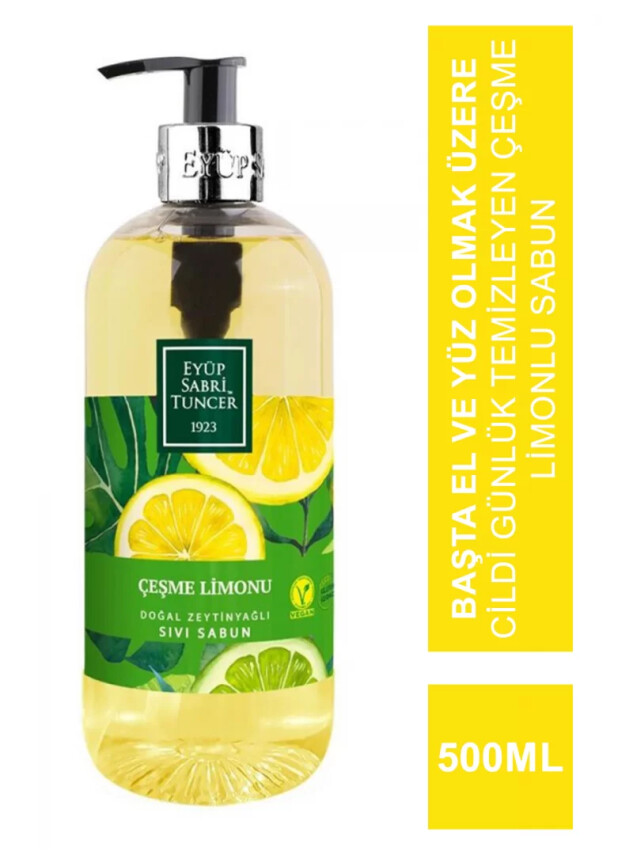 Eyüp Sabri Tuncer Çeşme Limonu Sıvı Sabun 500 ml - Eyüp Sabri Tuncer