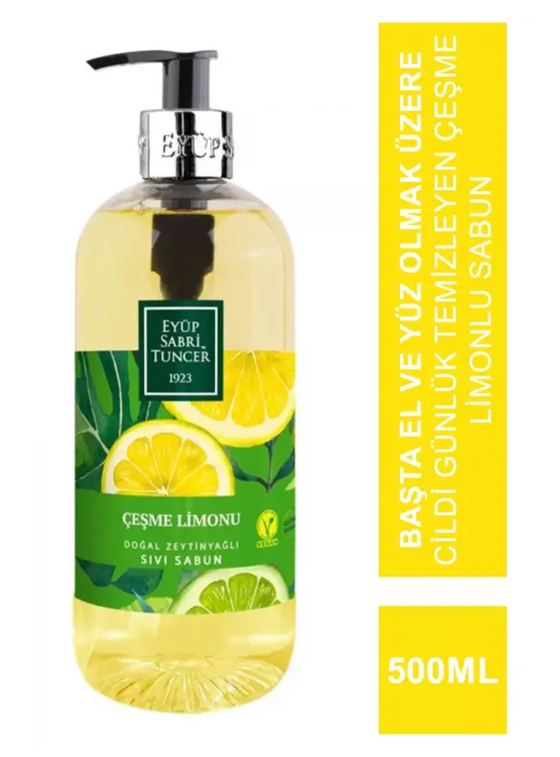 Eyüp Sabri Tuncer Çeşme Limonu Sıvı Sabun 500 ml - 1