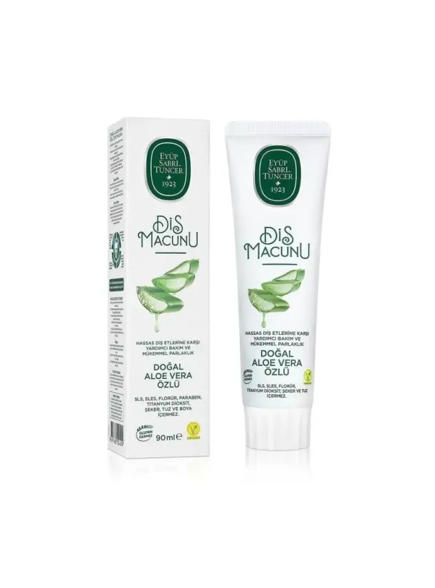Eyüp Sabri Tuncer Doğal Aloe Vera Özlü Diş Macunu 90 ml - 1