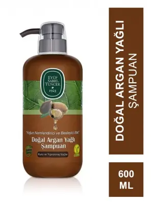 Eyüp Sabri Tuncer Doğal Argan Yağlı Şampuan 600 ml - Eyüp Sabri Tuncer