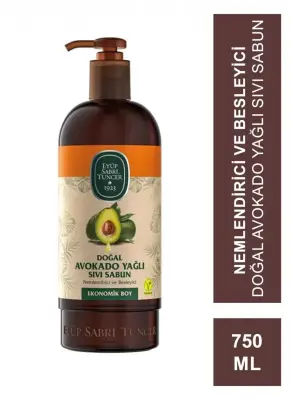 Eyüp Sabri Tuncer Doğal Avokado Yağlı Sıvı Sabun 750 ml - Eyüp Sabri Tuncer