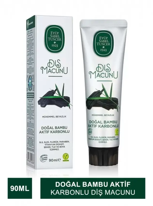 Eyüp Sabri Tuncer Doğal Bambu Aktif Karbonlu Diş Macunu 90 ml - 2