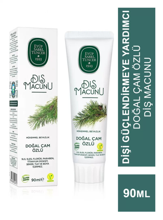 Eyüp Sabri Tuncer Doğal Çam Özlü Diş Macunu 90 ml - Eyüp Sabri Tuncer