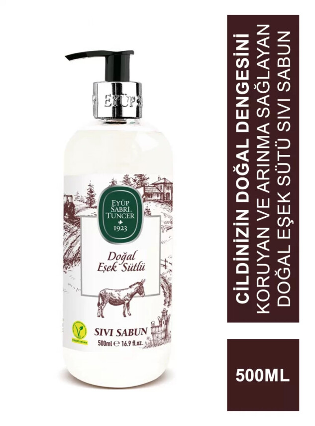 Eyüp Sabri Tuncer Doğal Eşek Sütü Sıvı Sabun 500 ml - Eyüp Sabri Tuncer