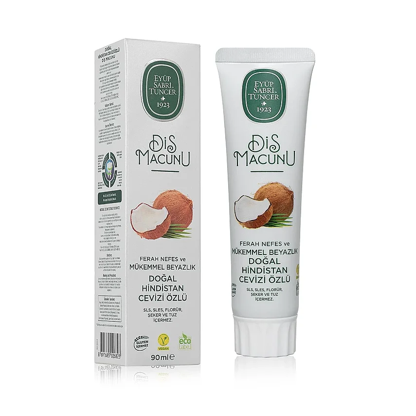 Eyüp Sabri Tuncer Doğal Hindistan Cevizi Özlü Diş Macunu 90 ml - 1