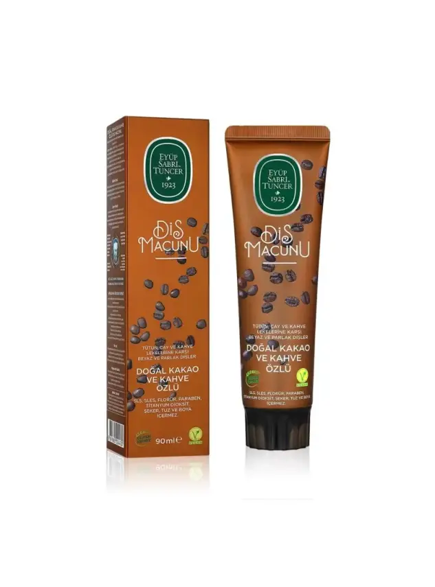 Outlet - Eyüp Sabri Tuncer Doğal Kakao ve Kahve Özlü Diş Macunu 90 ml - 2