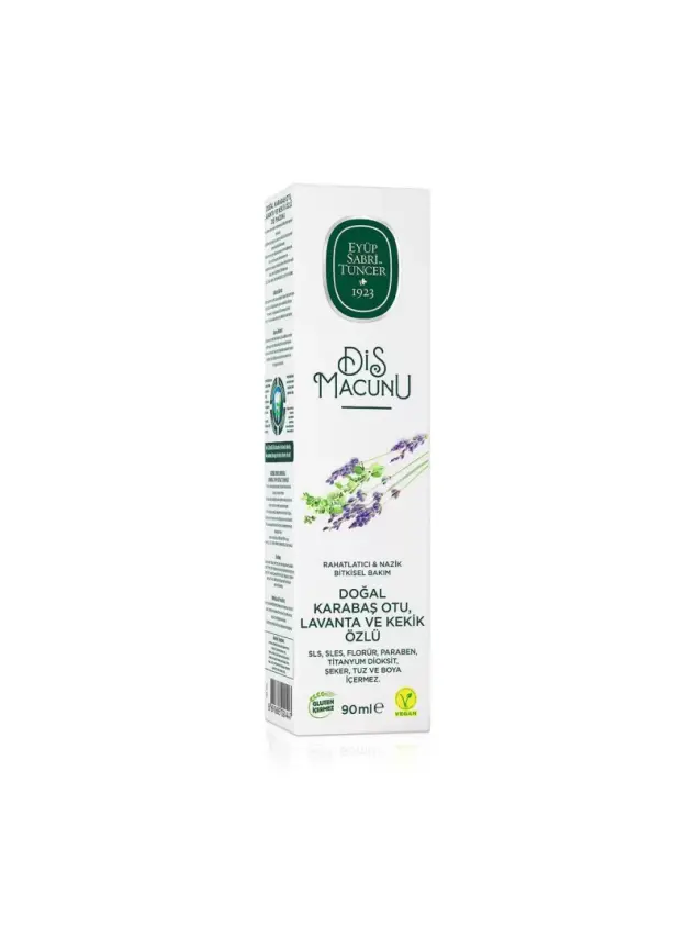 Eyüp Sabri Tuncer Doğal Karabaş Otu, Lavanta ve Kekik Özlü Diş Macunu 90 ml - 3