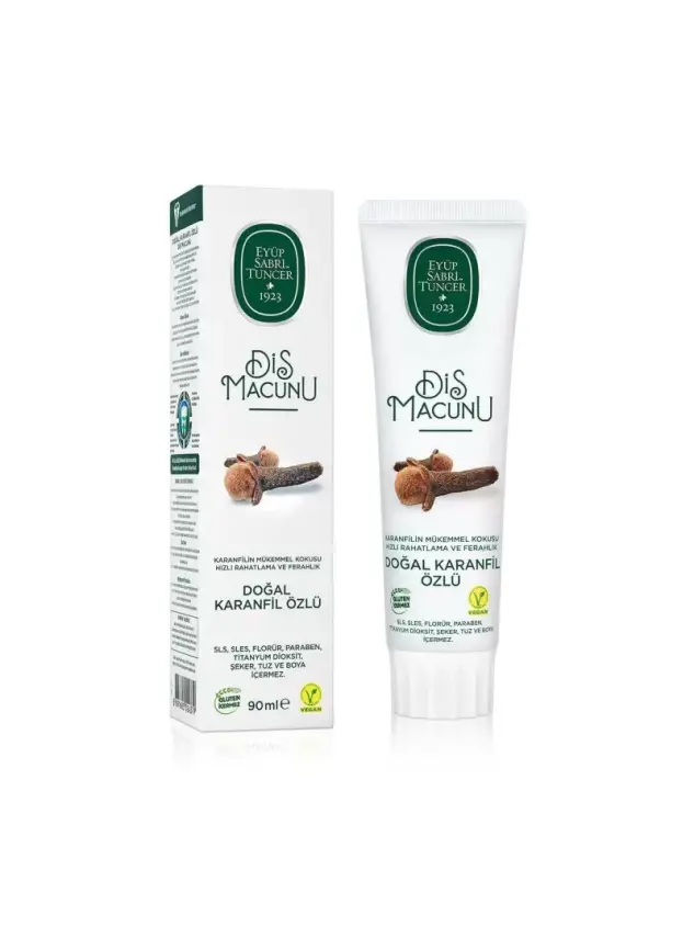 Eyüp Sabri Tuncer Doğal Karanfil Özlü Diş Macunu 90 ml - 1
