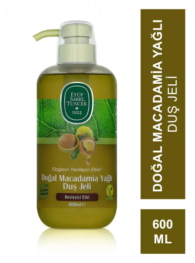 Eyüp Sabri Tuncer Doğal Macadamia Yağlı Duş Jeli 600 ml - Eyüp Sabri Tuncer