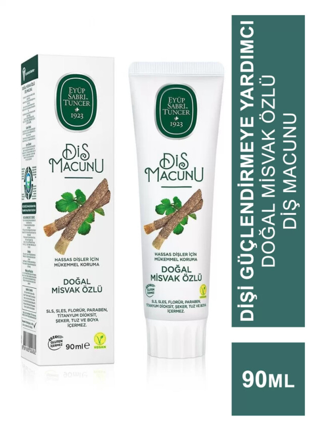 Eyüp Sabri Tuncer Doğal Misvak Özlü Diş Macunu 90 ml - Eyüp Sabri Tuncer