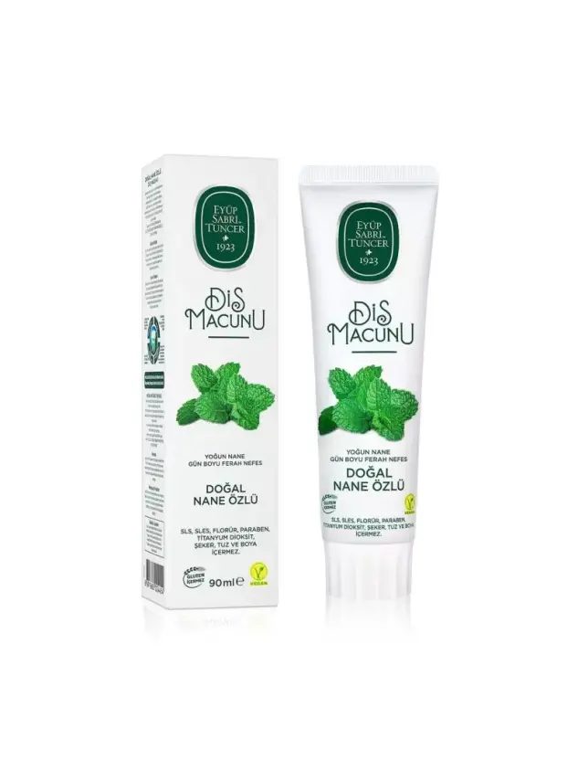Eyüp Sabri Tuncer Doğal Nane Özlü Diş Macunu 90 ml - 1