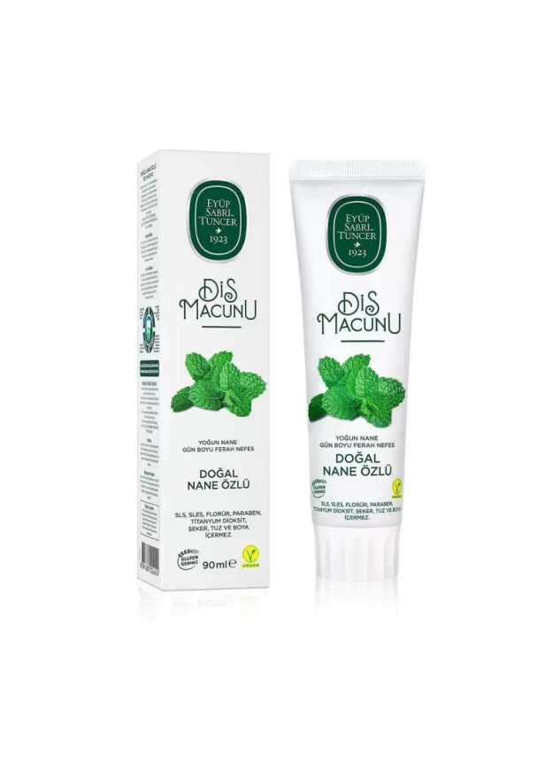 Eyüp Sabri Tuncer Doğal Nane Özlü Diş Macunu 90 ml - Eyüp Sabri Tuncer