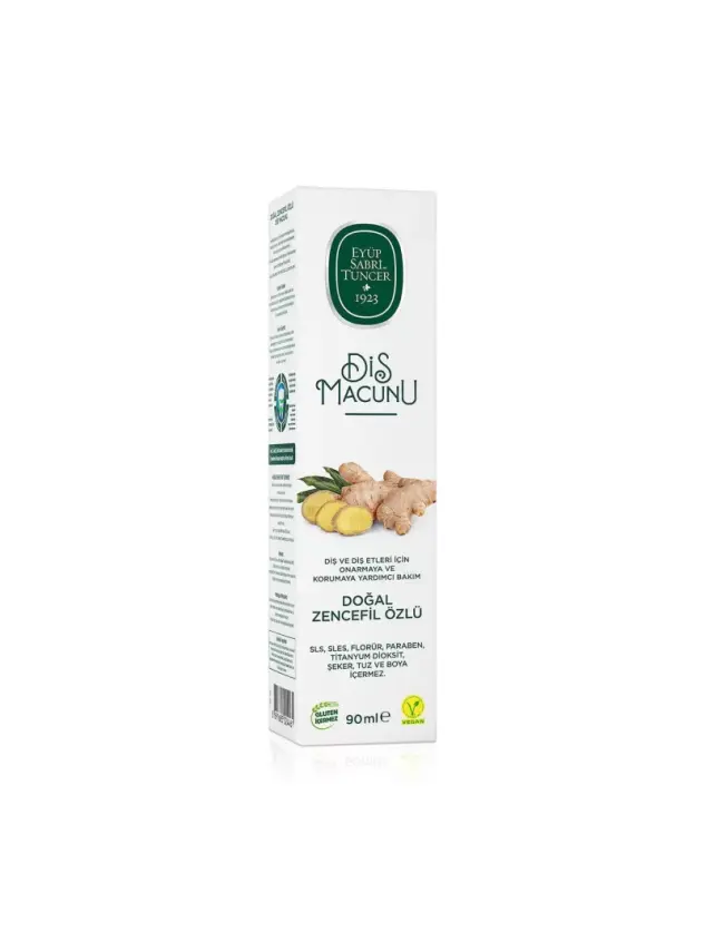 Eyüp Sabri Tuncer Doğal Zencefil Özlü Diş Macunu 90 ml - 3