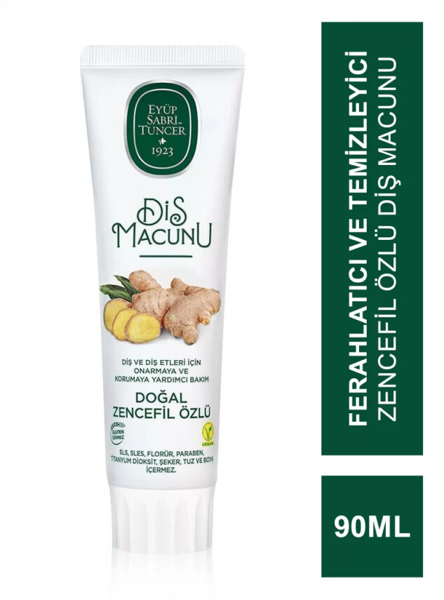 Eyüp Sabri Tuncer Doğal Zencefil Özlü Diş Macunu 90 ml - Eyüp Sabri Tuncer