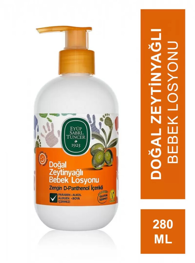 Eyüp Sabri Tuncer Doğal Zeytinyağlı Bebek Losyonu 280 ml - Eyüp Sabri Tuncer