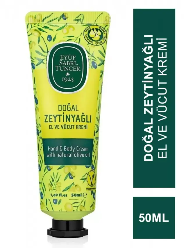 Eyüp Sabri Tuncer Doğal Zeytinyağlı El ve Vücut Kremi 50 ml - 1