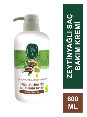 Eyüp Sabri Tuncer Doğal Zeytinyağlı Saç Bakım Kremi 600 ml - 2