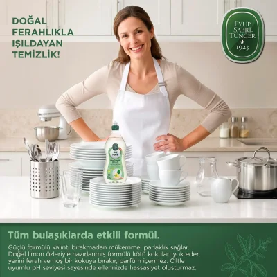 Eyüp Sabri Tuncer Elde Pratik Ultra Temizlik Bulaşık Yıkama Sıvısı - 750 ml - 6