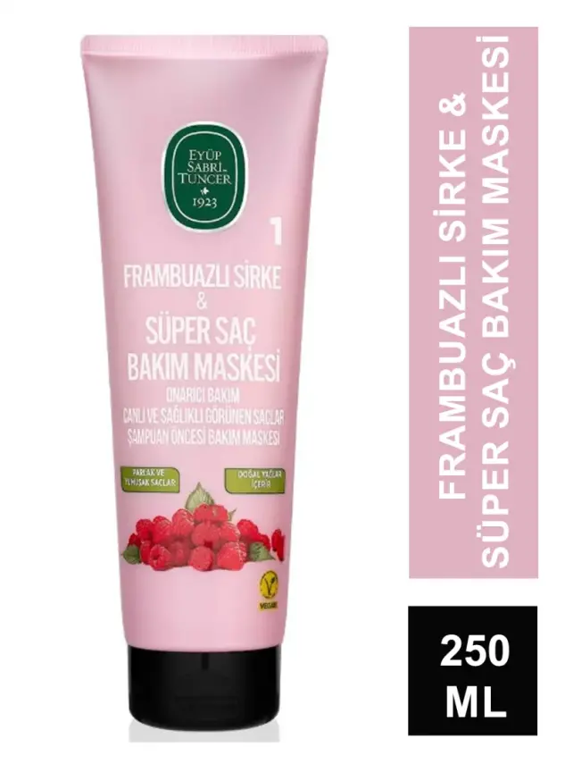 Eyüp Sabri Tuncer Frambuazlı Sirke & Süper Saç Bakım Maskesi 250 ml - 2