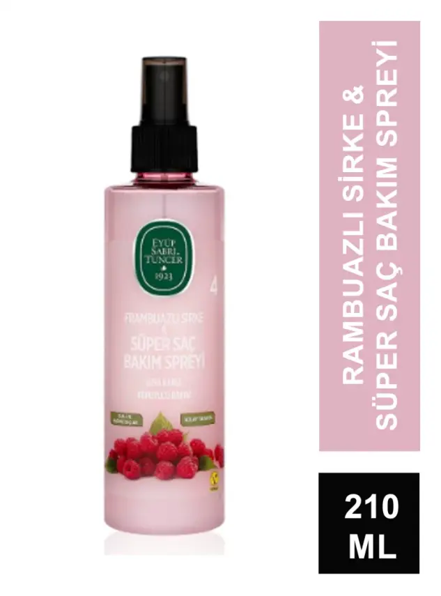 Eyüp Sabri Tuncer Frambuazlı Sirke & Süper Saç Bakım Spreyi 210 ml - 2
