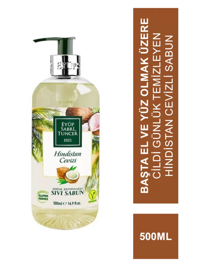 Eyüp Sabri Tuncer Hindistan Cevizi Sıvı Sabun 500 ml - Eyüp Sabri Tuncer
