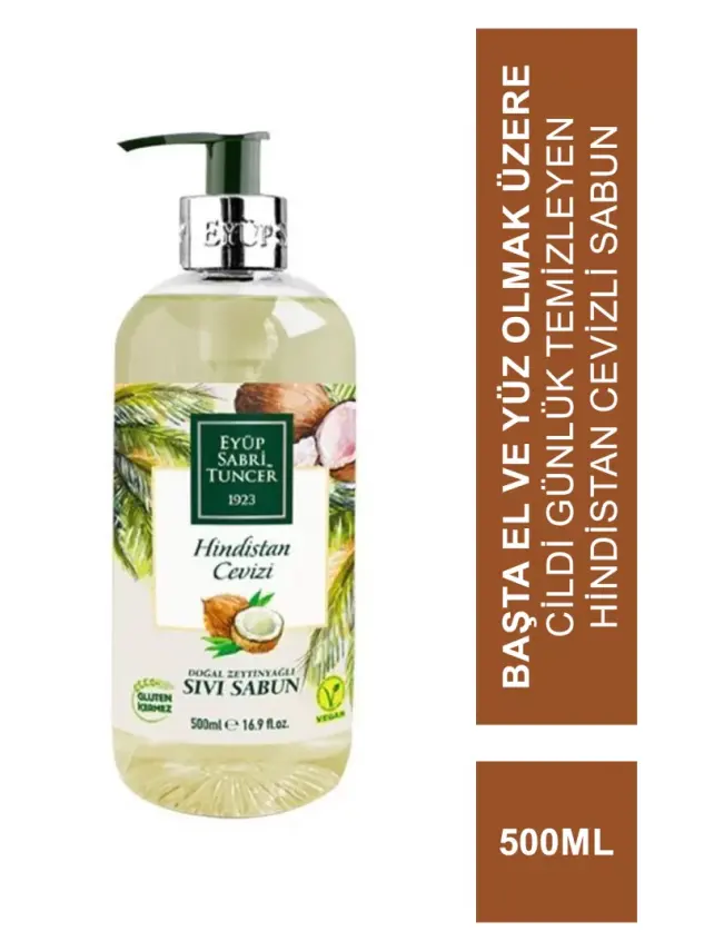 Eyüp Sabri Tuncer Hindistan Cevizi Sıvı Sabun 500 ml - 1