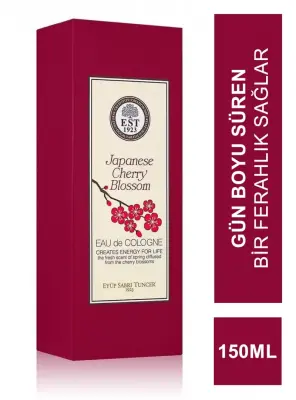 OUTLET - Eyüp Sabri Tuncer Japon Kiraz Çiçeği 150 ml Eau De Cologne - Cam Şişe - Eyüp Sabri Tuncer