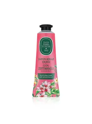 Eyüp Sabri Tuncer Japon Kiraz Çiçeği Doğal Zeytinyağlı El ve Vücut Kremi 50 ml - 2
