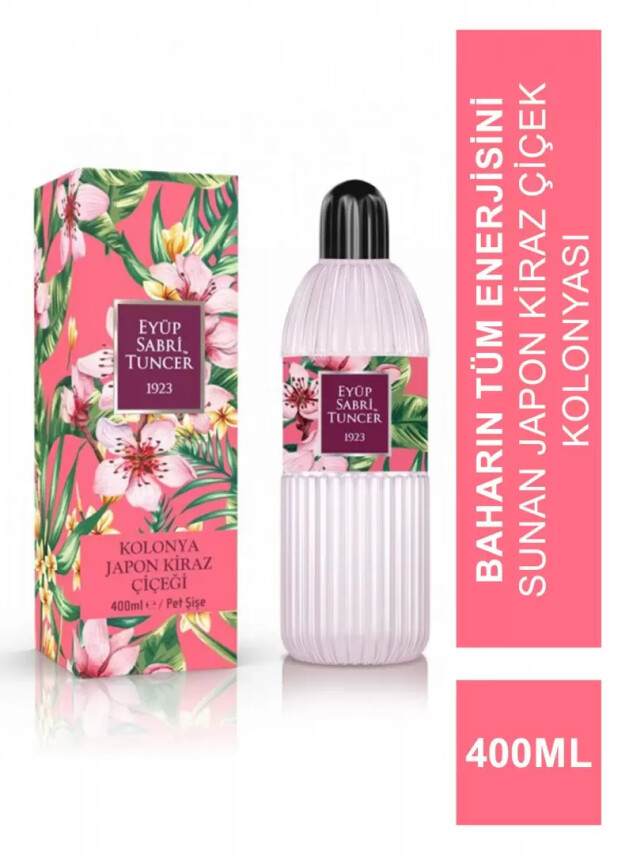 Eyüp Sabri Tuncer Japon Kiraz Çiçeği Kolonyası 400ml Pet Şişe - Eyüp Sabri Tuncer