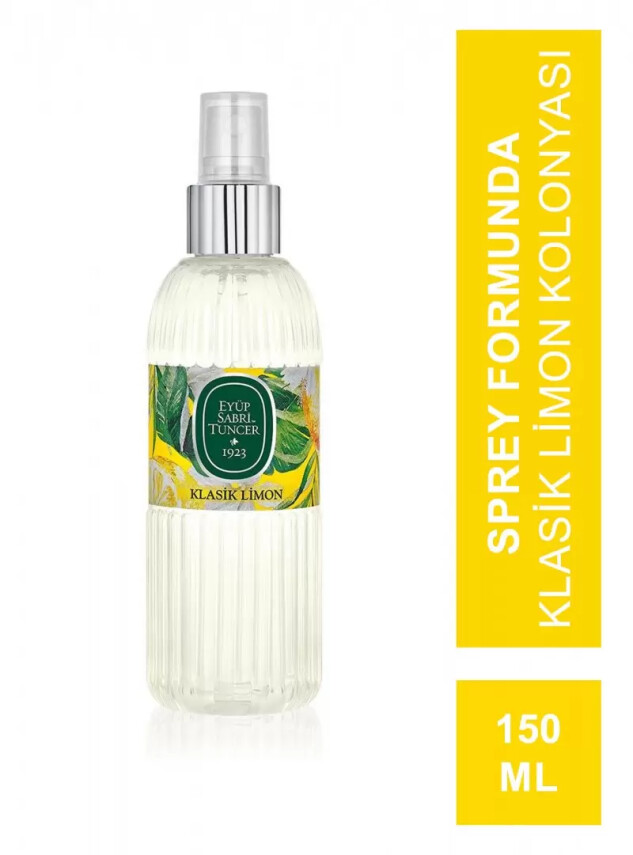 Eyüp Sabri Tuncer Klasik Limon Kolonyası 150 ml Sprey - Eyüp Sabri Tuncer