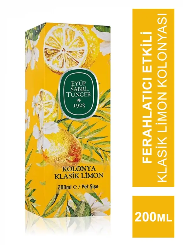 Eyüp Sabri Tuncer Klasik Limon Kolonyası 200 ml Pet Şişe - 1