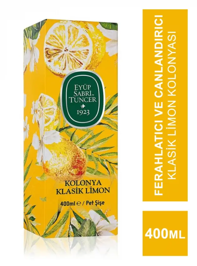 Eyüp Sabri Tuncer Limon Kolonyası 400 ml Pet Şişe - 1