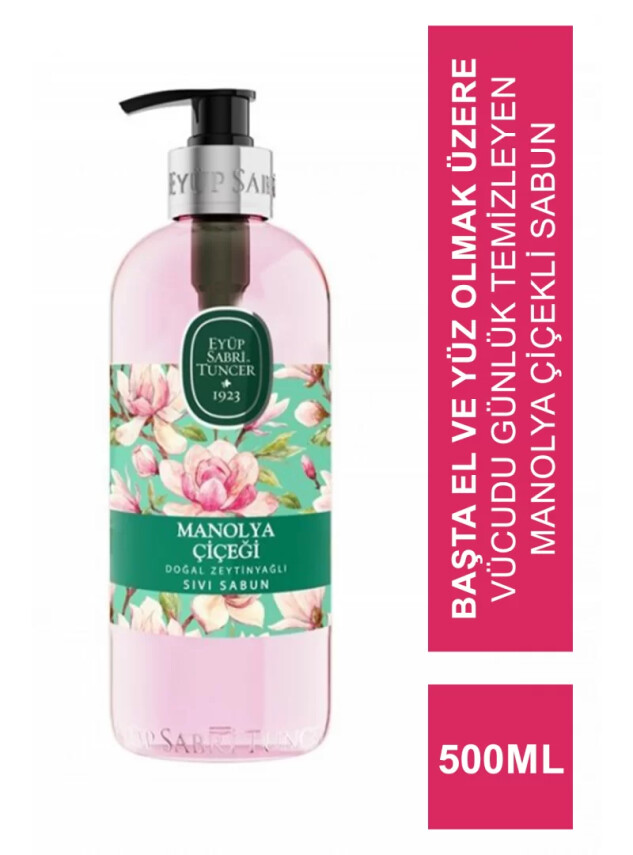 Eyüp Sabri Tuncer Manolya Çiçeği Sıvı Sabun 500 ml - Eyüp Sabri Tuncer