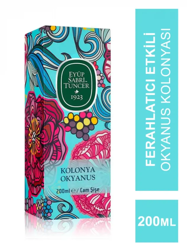 Eyüp Sabri Tuncer Okyanus Kolonya Cam Şişe 200 ml - 1