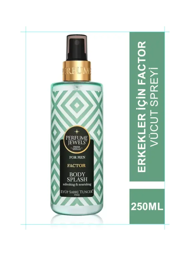 Eyüp Sabri Tuncer Perfume Jewels Factor Erkek Vücut Spreyi 250 ml - 1