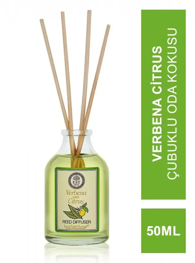 Eyüp Sabri Tuncer Verbena Citrus Çubuklu Oda Kokusu 50 ml - 1