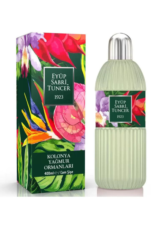 Eyüp Sabri Tuncer Yağmur Ormanları Kolonyası Cam Şişe 400 ml - Eyüp Sabri Tuncer