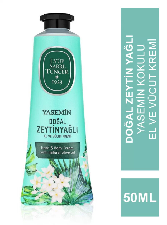 Eyüp Sabri Tuncer Yasemin Doğal Zeytinyağlı El ve Vücut Kremi 50 ml - Eyüp Sabri Tuncer