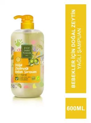 Eyüp Sabri Tuncer Zeytinyağlı Bebek Şampuanı 600 ml - 1