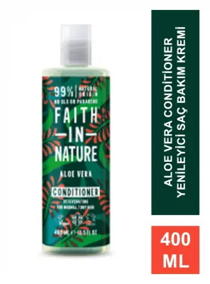 Faith In Nature Aloe Vera Conditioner Yenileyici Saç Bakım Kremi 400 ml - 2