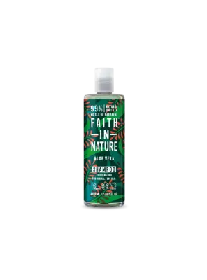 Faith In Nature Aloe Vera Shampoo Yenileyici Saç Bakım Şampuanı 400 ml - Faith In Nature