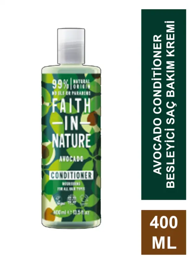 Faith In Nature Avocado Conditioner Besleyici Saç Bakım Kremi 400 ml - 2