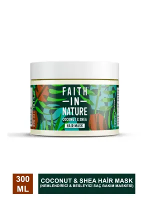 Faith In Nature Coconut & Shea Hair Mask Nemlendirici & Besleyici Saç Bakım Maskesi 300 ml - 2
