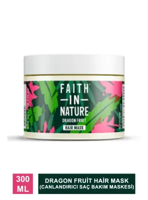 Faith In Nature Dragon Fruit Hair Mask - Canlandırıcı Saç Bakım Maskesi - 300 ml - 2